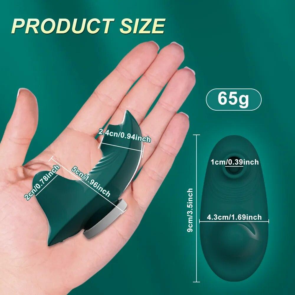 Wearable Mini Vibrator For Women Clitoris Sucker App Bluetooth Remote Control Vibro On Sexy Panties Adults Sex Toys Stimulator