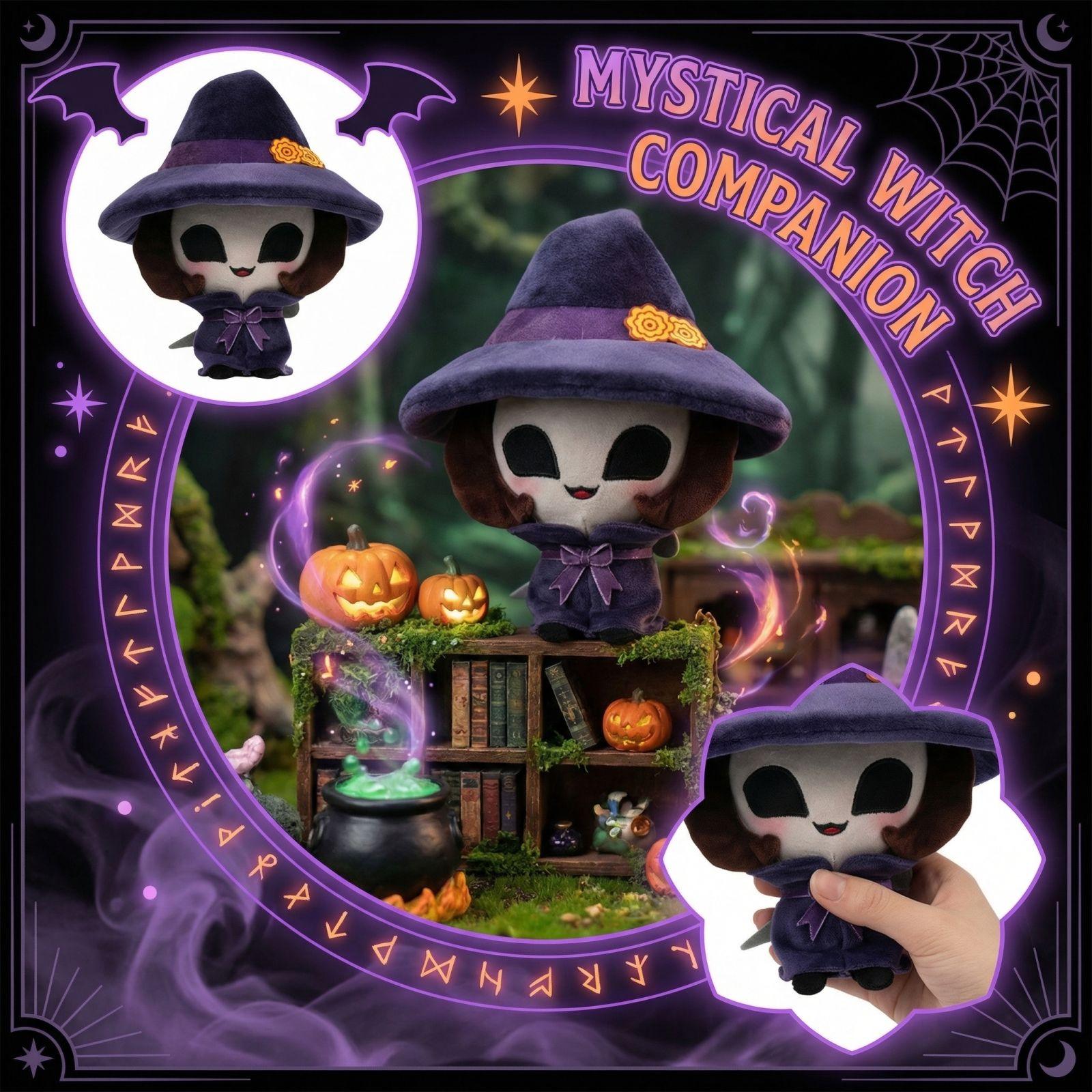 Anime Merchandise: Skeleton Witch Plush Toy One Size