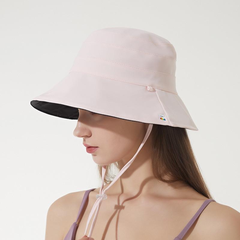 Ice Silk Sun Hat For Women With Wide Brim Uv Protection Summer Fishing Cap Sunshade Accessory