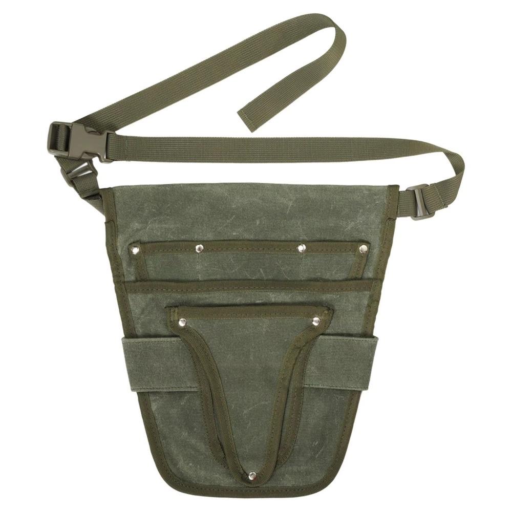 Adjustable Garden Waist Pouch Canvas Material Utility Belt Organizer Tool Belt Pouch  Woodwork