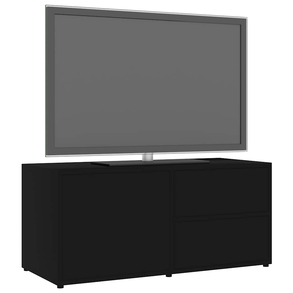 TV Cabinet Black 80 x 34 x 36 cm Particleboard