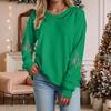 Ladies' Loose Comfortable Casual Fashionable Christmas Printed Hooded Sweatshirt