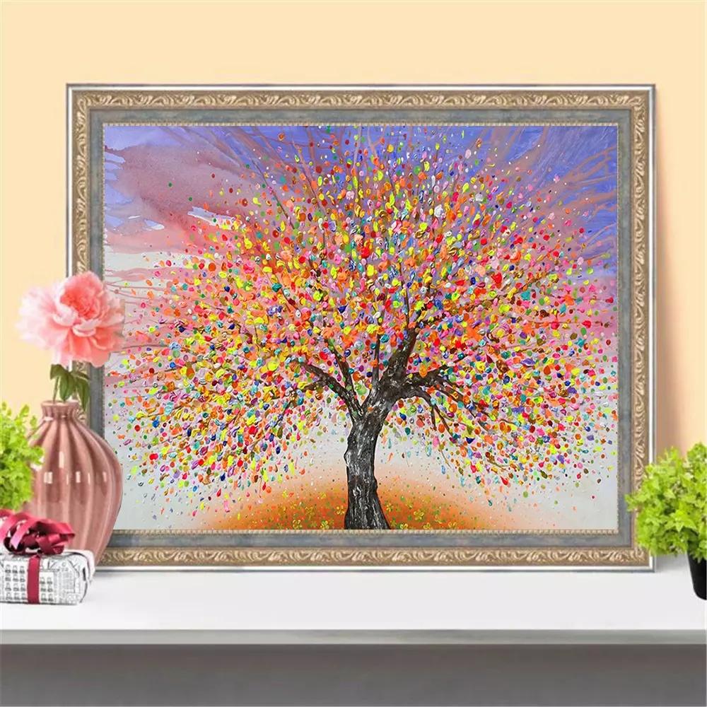 5d Diamond Painting Tree Landscape DIY Diamond Embroidery Scenery Mosaic Home Decoration