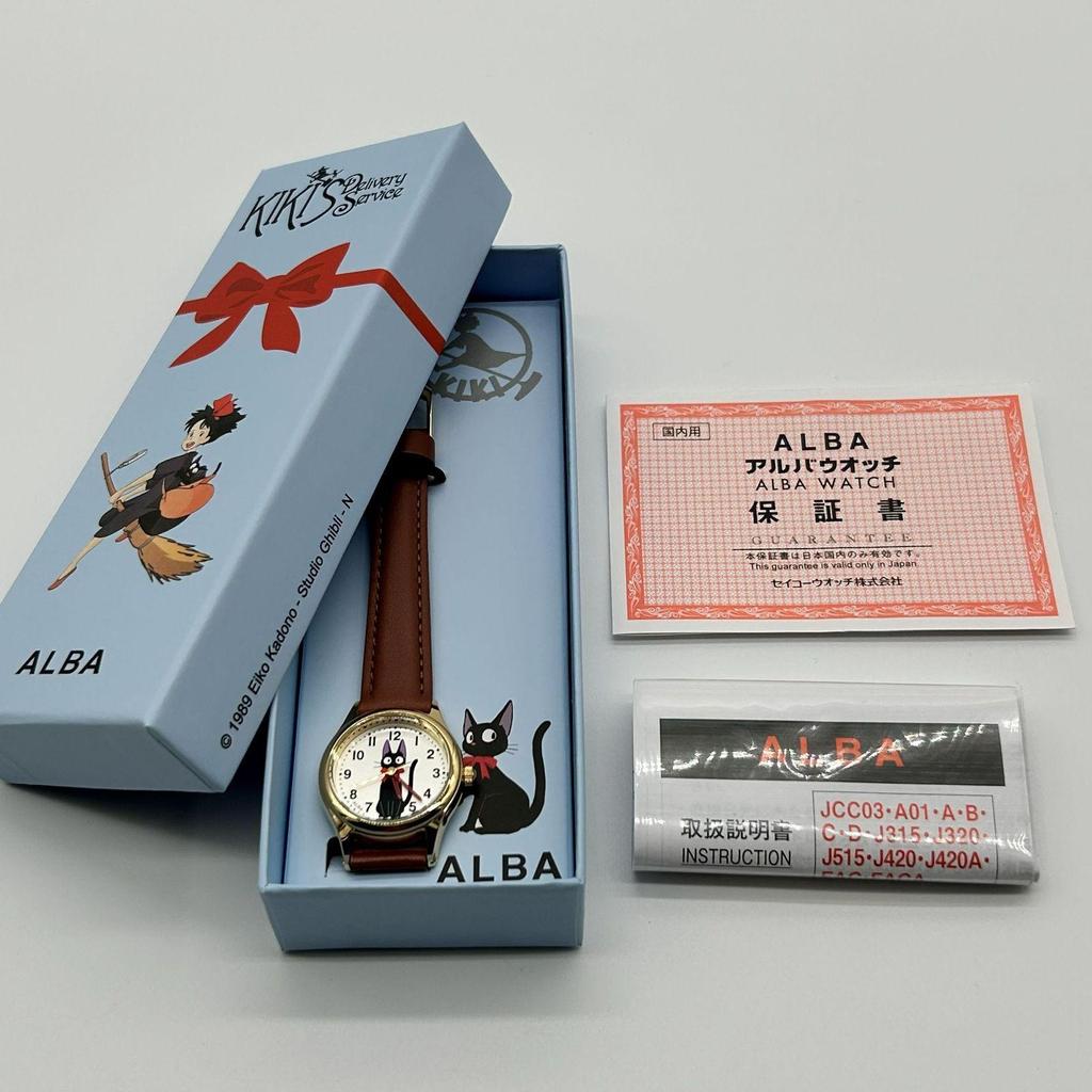 Used Brand new and unused SEIKO ALBA Kiki's Delivery Service Jiji wristwatch ACCK405 with box