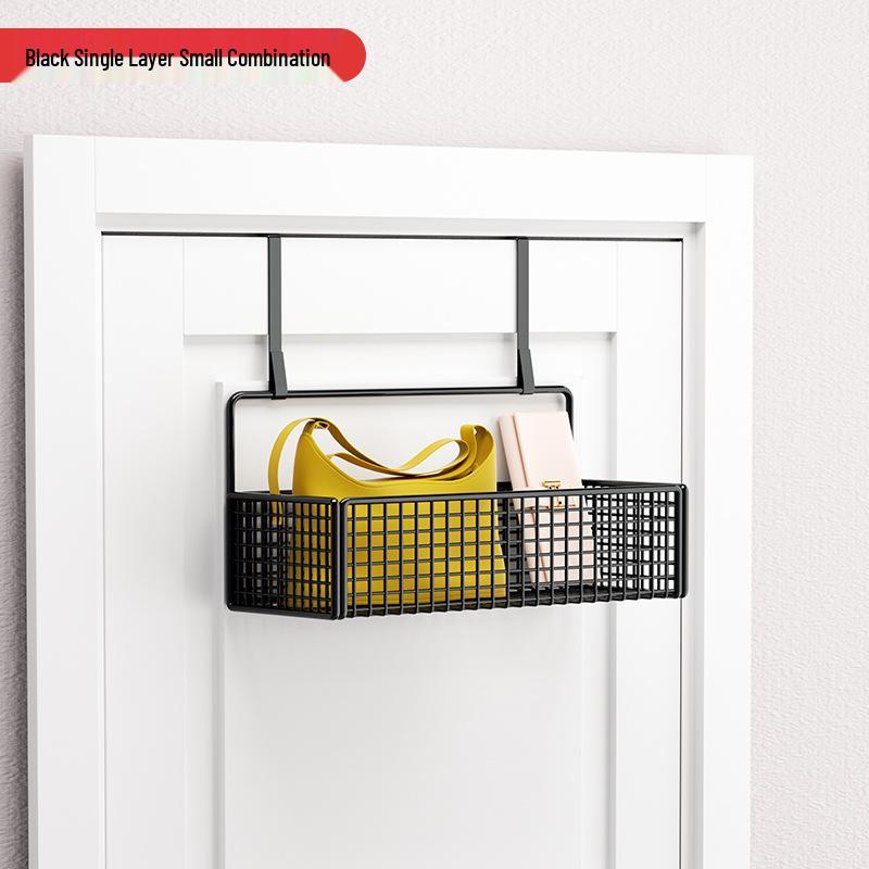Wall-Mounted Entryway Storage Rack for Bedroom Doors