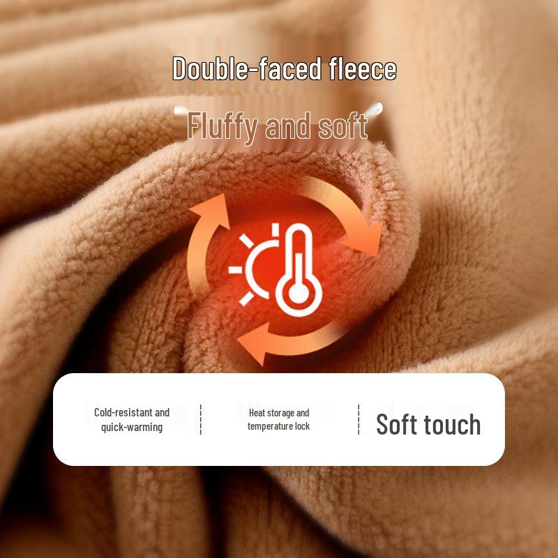 Children's Velvet Double-Layer Thickened Pants - Autumn/Winter Casual Warm Pants for Boys & Girls