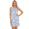 Women’s Sleeveless -Away Floral Print Dress for Shoulder Recovery Easy On Off Loose Fit Design