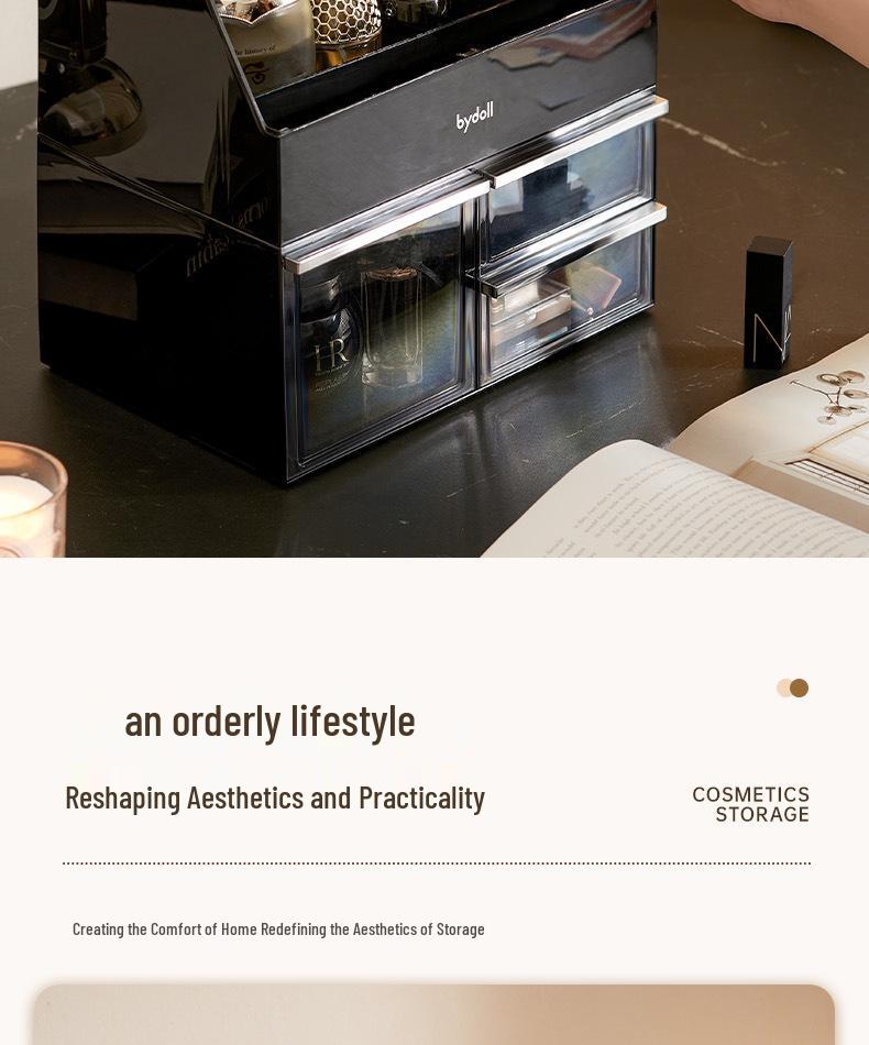 Porta-Pincéis de Maquilhagem de Luxo à Prova de Pó e Organizador