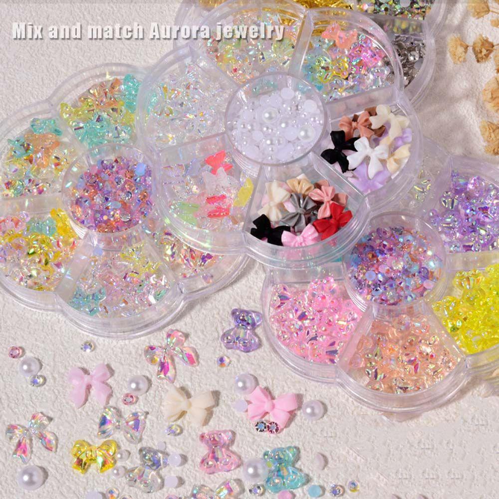 

Love Pearl Nail Rhinestones DIY Nail Art Jewelry Manicure Accessories 3D Nail Art Decorations 4