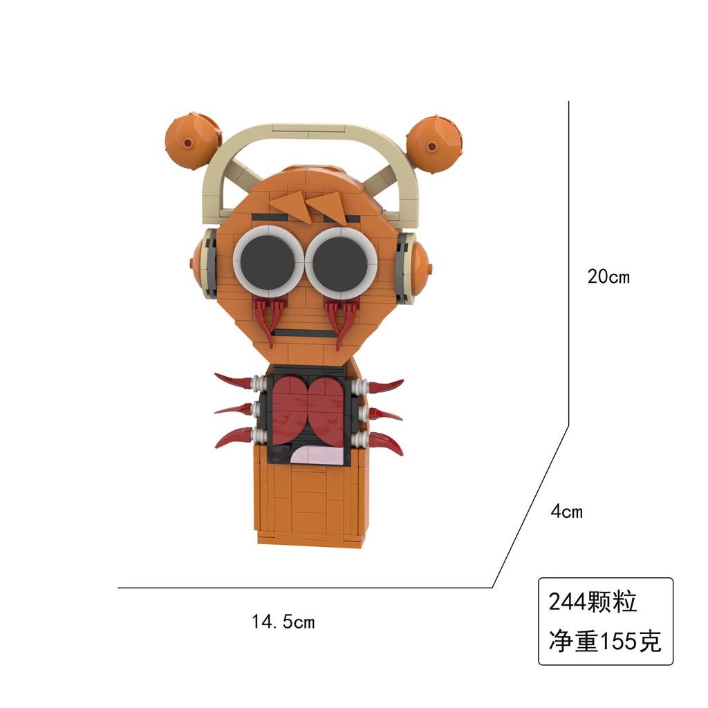 Set di blocchi da costruzione Sprunki Oren,Raddy,Clukr,Fun Bot,Vineria,Grigio,Brud,Garnold OWAKCX,Cielo,Sig.. Giocattoli Modello Sole Regali per Bambini