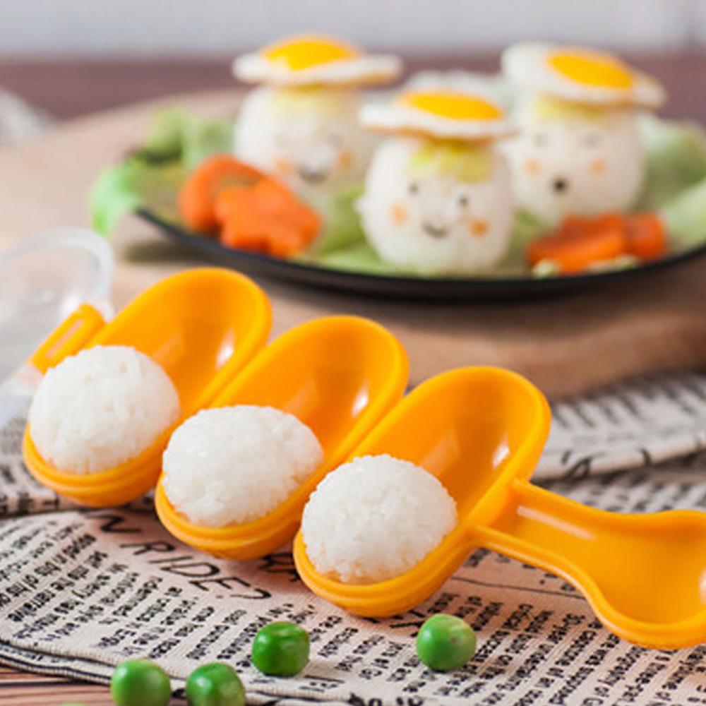 Rice Ball Shaker DIY Rice Baller Shakers Lunch Maker Mould Onigiri Mold DIY Rice Baller Shakers Kitchen Sushi Tools Accessories