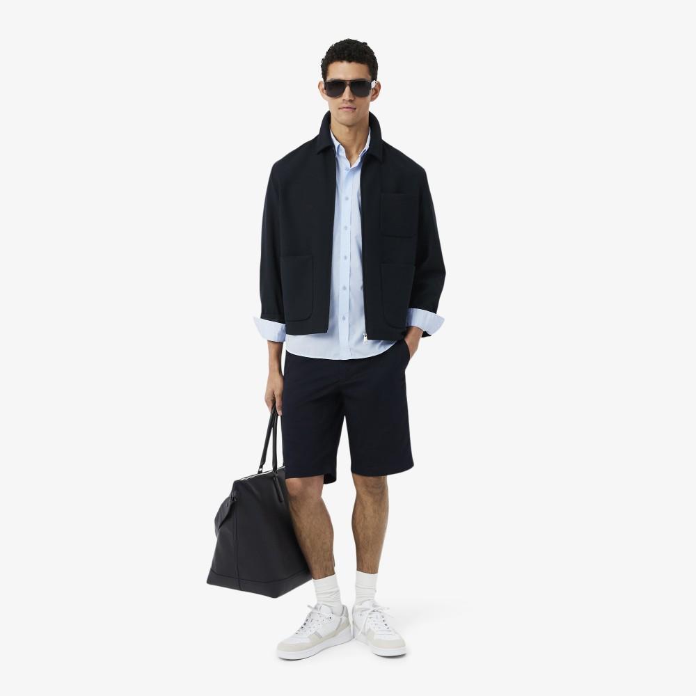 Lacoste Men's Light Poplin Long-Sleeve Shirt CH6250-56GT01