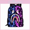 Shark Backpack Design Lightweight Material Schoolbag Students For