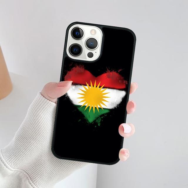 Kurdistan Flag Phone Case Cover For iPhone 17 Air 16 15 14 Plus Apple 16 11 12 13 Pro Max Coque