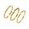 Stainless Steel Glossy Clasp Bracelet, Creative Design, European & American Style.