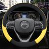 PU Leather Car Steering Wheel Covers For Jeep Commander PATRIOT COMPASS RENEGADE Grand Cherokee Wrangler