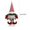Christmas Ornaments Cute Santa Claus Faceless Old Man for Doll Hanging Pendant Cute Cartoon Ornaments for Children Gift