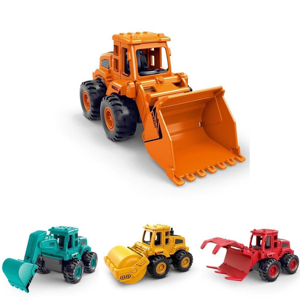 Engineering Baby Car Toy Movable Parts Inertial Drive Early Development Play