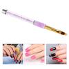 Nail Art Painting Brush Crystal Acrylic Nail UV Gel Painting Line Brush Nylon Hair Pen