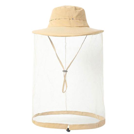 

Шляпа с москитной сеткой для мужчин и женщин с широкими полями, защита от солнца, панама с вуалью, защита от насекомых для рыбалки, пешего туризма хаки