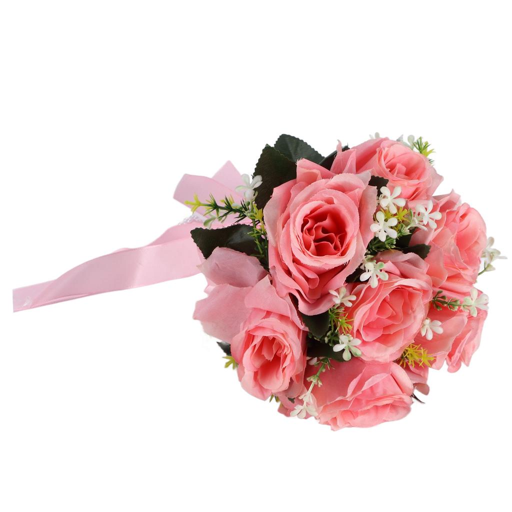 Artificial Wedding Bouquet Silk Flower Simulation Bouquet for Holding Flowers