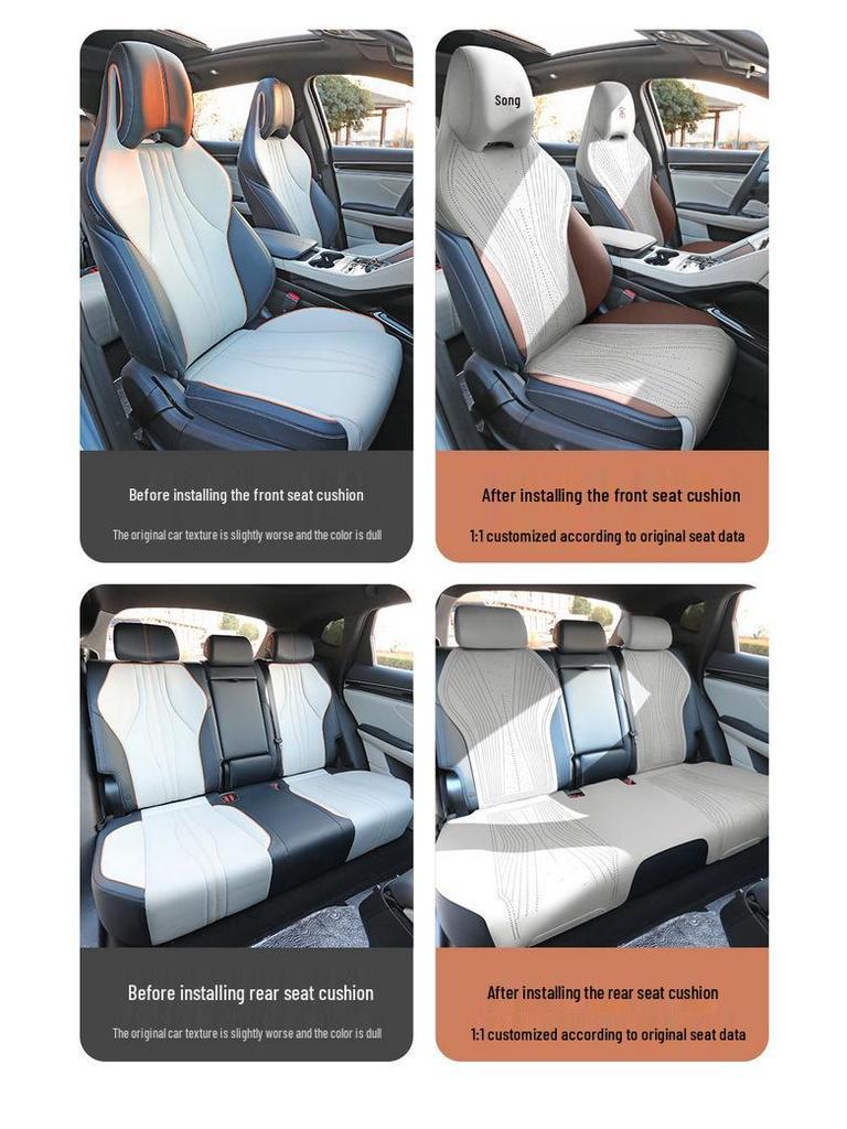 Compatible 2024 Honor Edition DM-i 110KM Song Pro New Energy Suede Saddle Pad