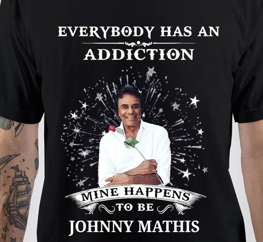 Men s and Women s T-shirts Johnny Mathis BLACK T-shirt unisex All sizes S