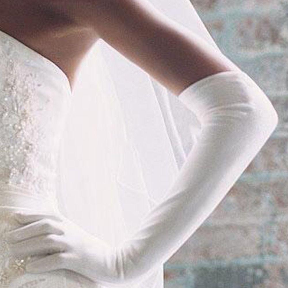 Accessoires Brauthandschuhe Armstulpen Damen Lange Handschuhe Vollfingerhandschuhe Party Formelle Handschuhe