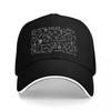 Science Chemistry Pattern Baseball Cap Golf Custom Hat Girl Mens