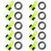 10pcs Lure Fishing Hook Keeper Holders With Rubber Bands Portable Lightweight Fishing Rod Tool Accessories