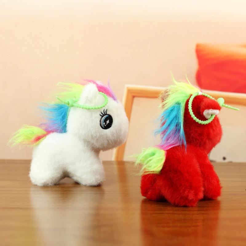 1Pc Cute Plush Toy For Girls Keychain Pendant Couple Gift Boutique Pony Decor Festival Gift Kid Gift