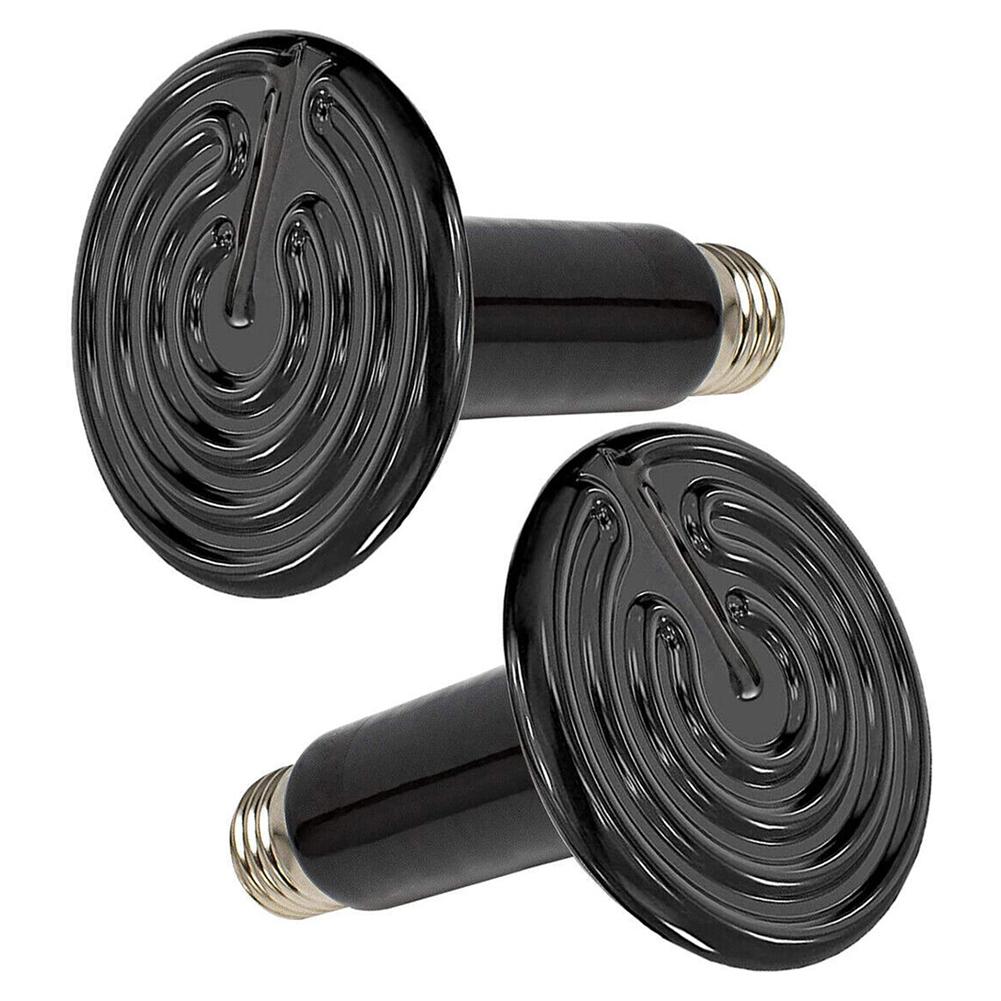 

Hours Bulb Does Not Emit Any Visually Detectable Light Voltage V V Ceramic Ceramic Heat Lamp 2 Pcs Metal Great For Reptile China Mainland