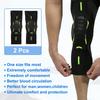 VOCOSTE Knee Knee EVA Leg Size Pack of 2 Pads, Brace, Pads, Covers, Unisex, Nylon, Black, M,