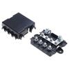 Fuses Box Power Distribution Block with Bus Bar for High Current Distribution 12V 24V Automotive Marine Applications Use