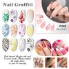 45659 Sets 12 Colors Nail Art Pens DIY Gel Nail