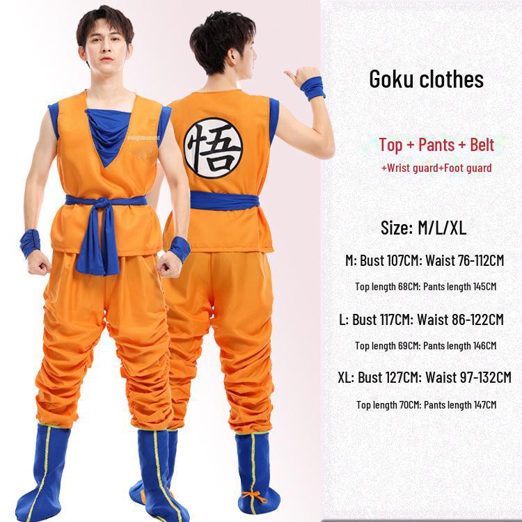 

Костюм Dragon Ball Z: Гоку, Мастер Каме, Пикколо Ролевая игра для Хэллоуина или сценического представления Extra Large