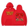 Oversized Hip Hop Hoodie Couples Street Style Printed Sweatshirt Casual Wear
