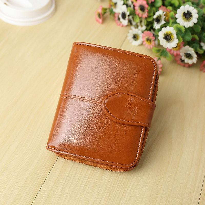 Buy Leather Pu Multifunction Purse Small Money Bag Coin Pocket at