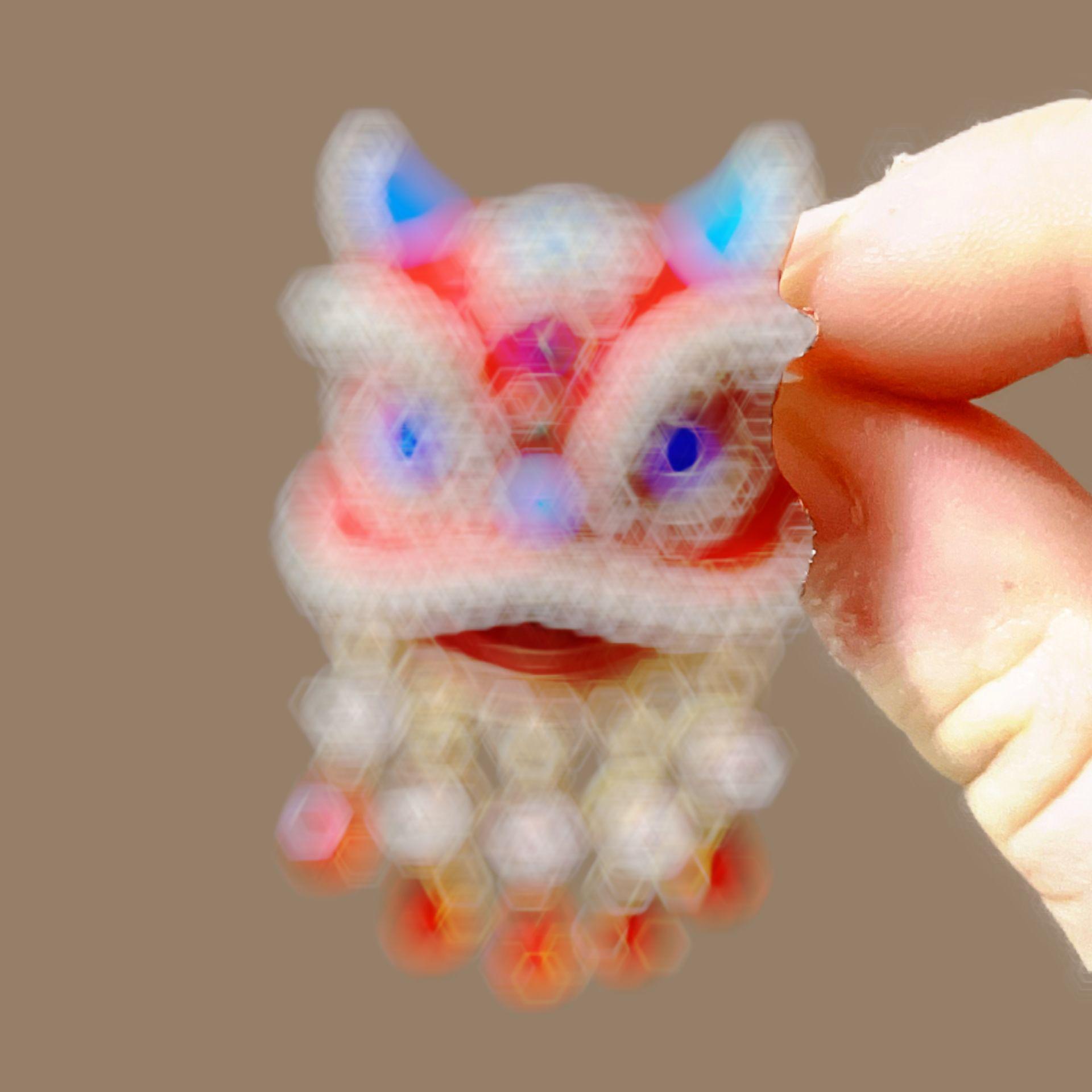 

Высококачественная эмалевая брошь в виде красного льва - Niche National Tide Accessory Pin