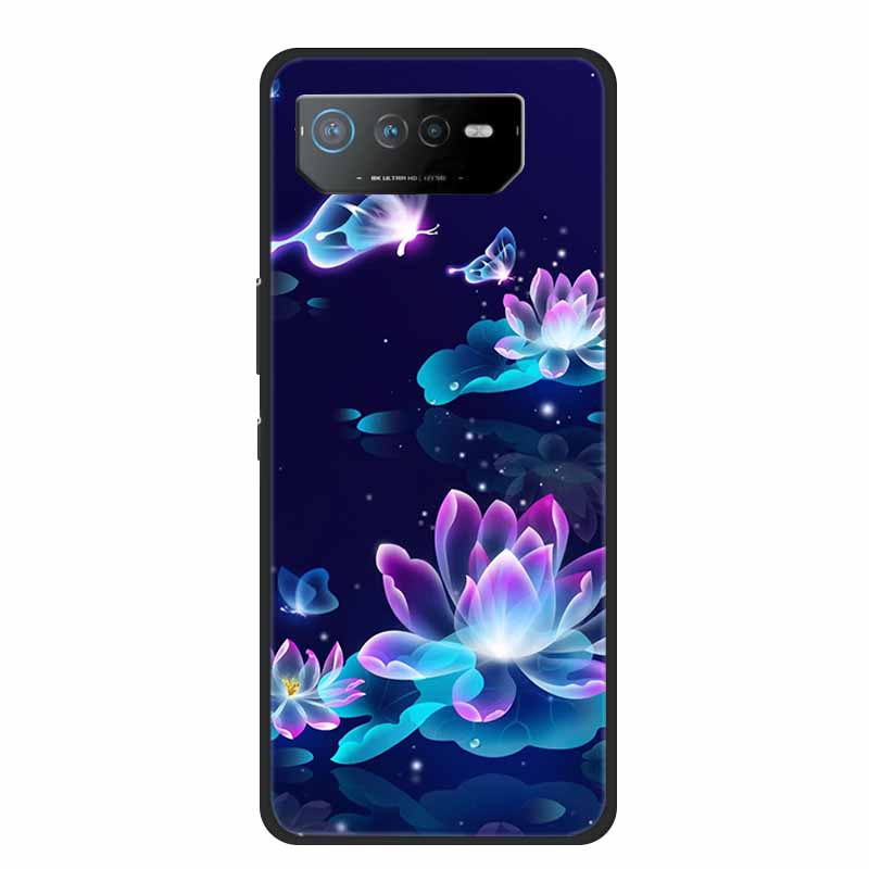 Phone Case For Asus ROG Phone 6D Ultimate Back Cover Case Black TPU Silicone Soft Coque For Asus ROG Phone 6 Pro Case Phone6 Pro