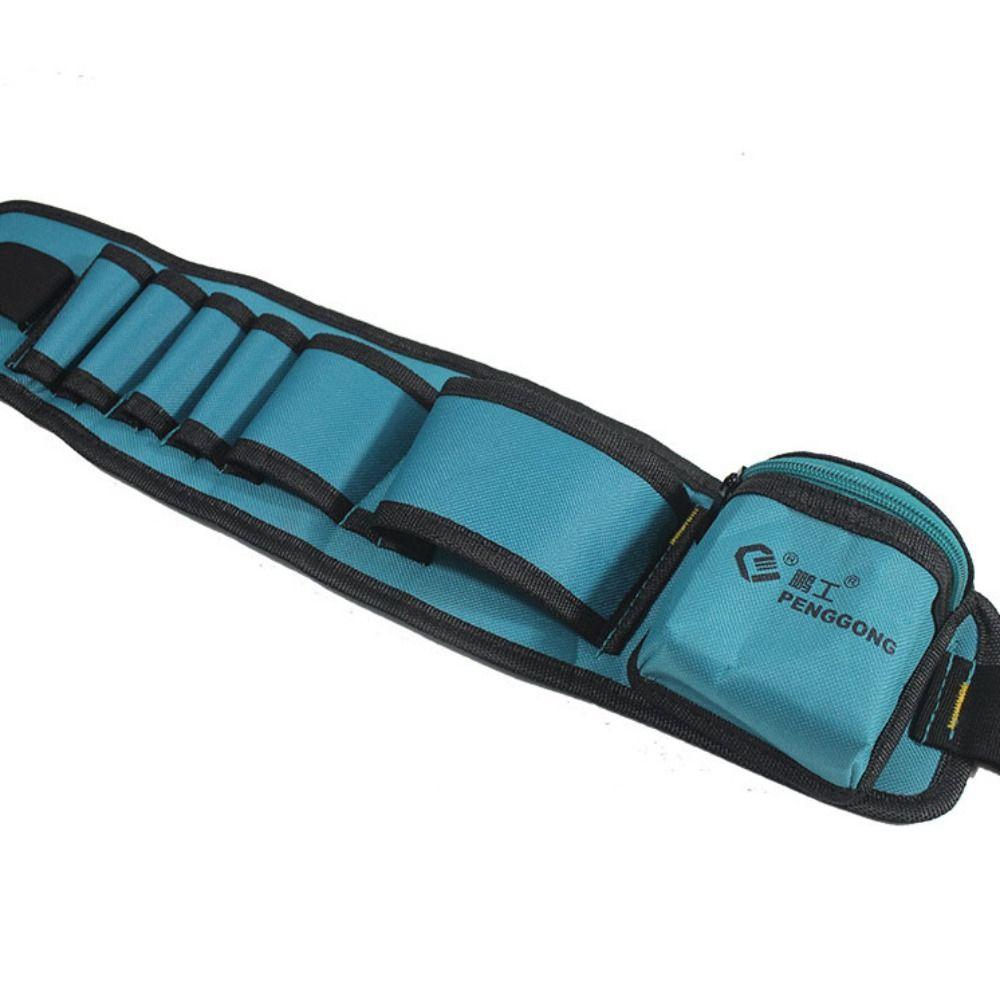 Multi-pockets Waist Tool Bag Adjustable Storage Bag Durable Electricians Tool Pouch Carpenter