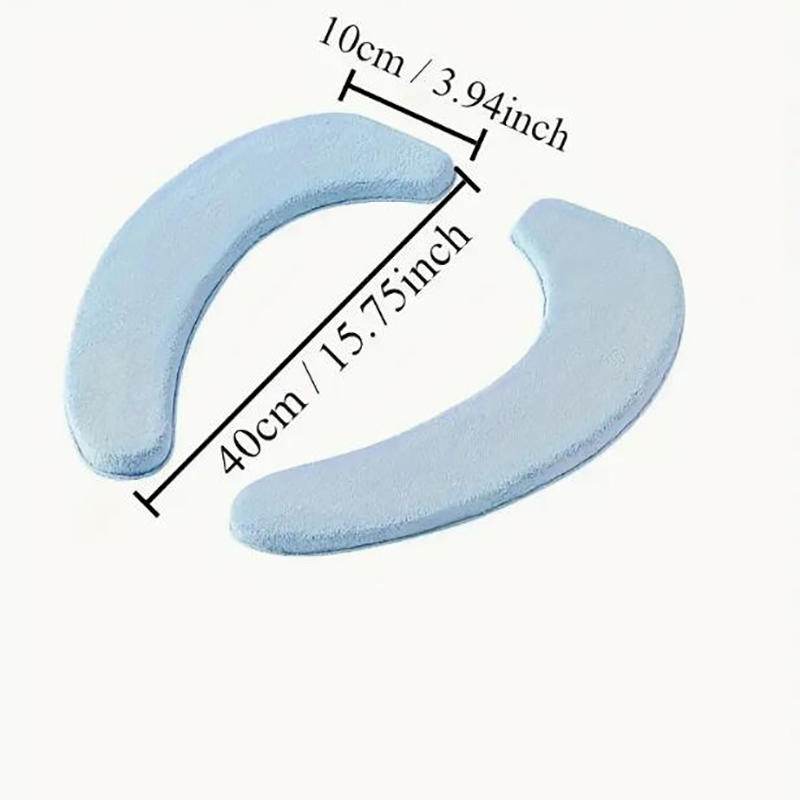 Coussin de siège de toilette épaissi Housse de siège de toilette rembourrée douce pour le confort à la maison