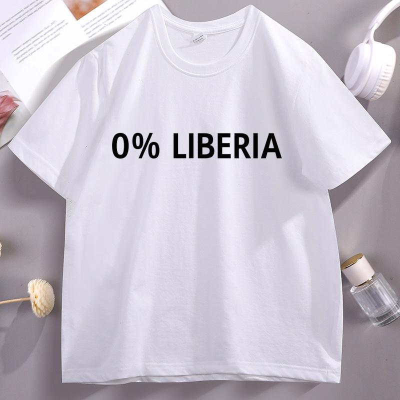 

0 Liberal Zero Percent Liberal TShirt Unisex Women Funny Graphic Tees Casual Breathable Loose Printed Tshirt Comfortable Clothes 4XL