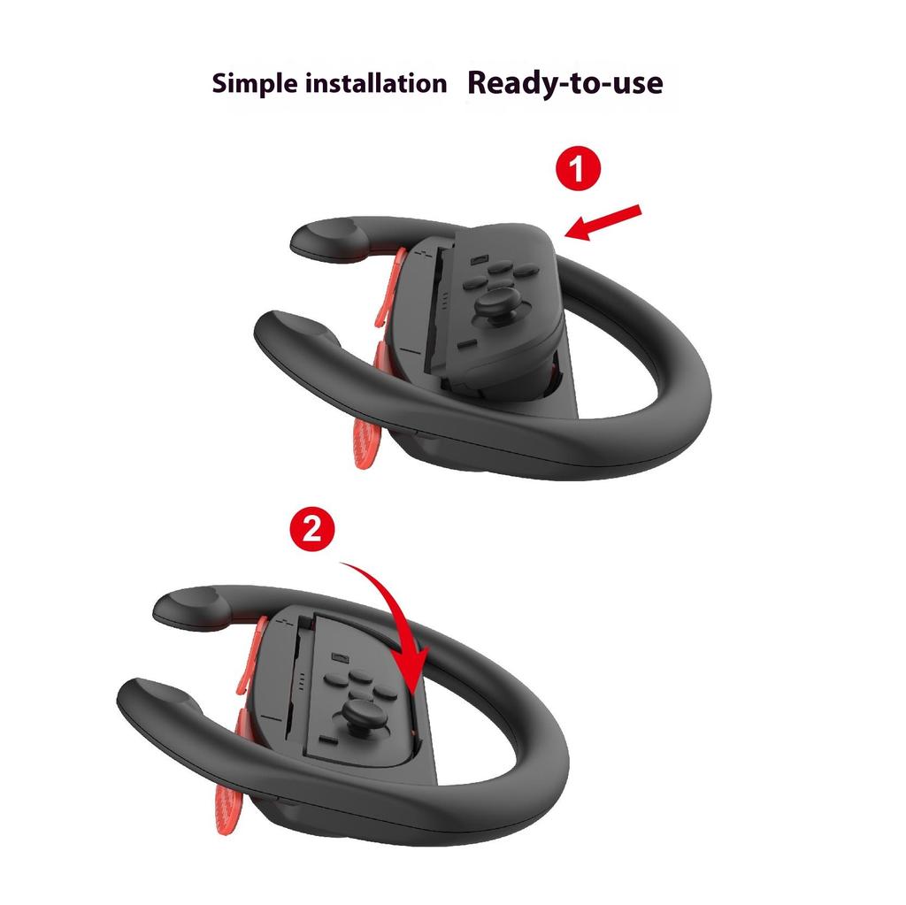 PGTECH GP-362 2Pcs For Nintendo Switch 2 Controller Racing Game Steering Wheel Left and Right Joy-Con Wheel Bracket