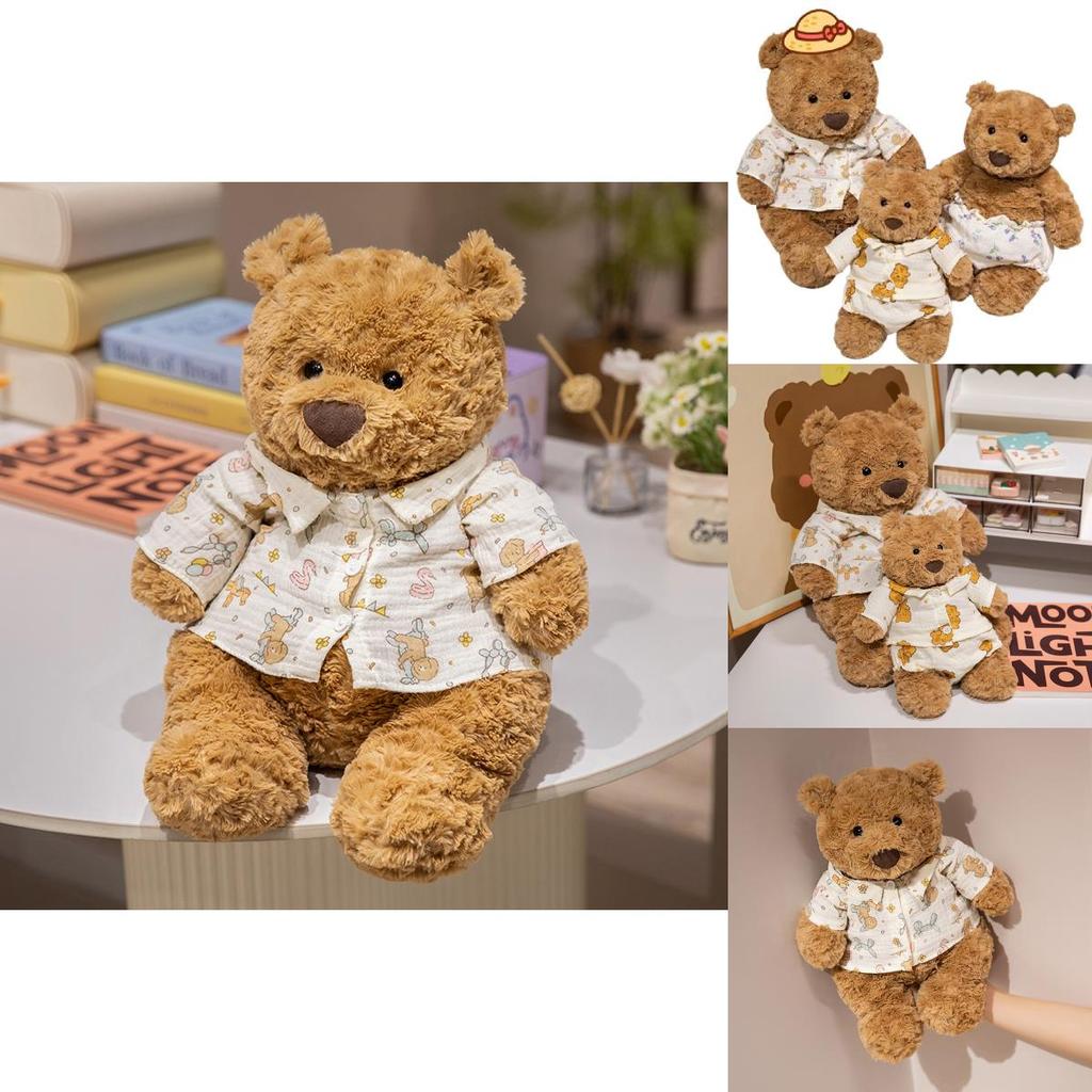 Entzückendes Barcelona Bär Plüschtier Niedliches Teddybär Kissen für Mädchen Geburtstagsgeschenk