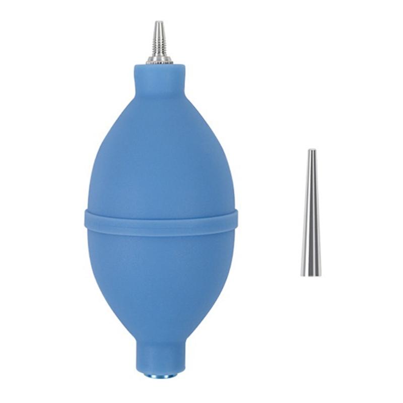 Heavy Duty Rubber Air Dust Blower with Ergonomic Aluminum Design Small Portable Air Blowr for Electronics Maintenance