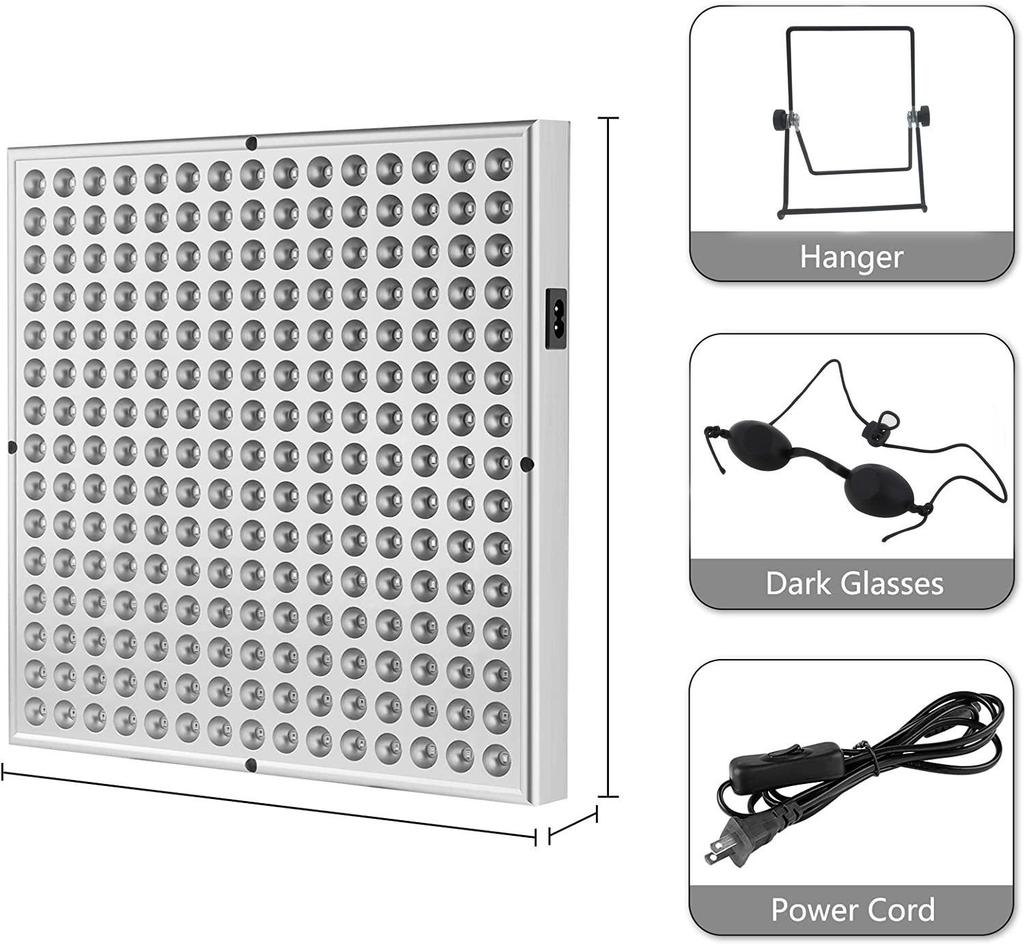 45W Infrared Red Light Therapy Lamp for Beauty Salons - Large Panel for Facial Use