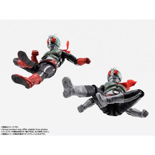 TAMASHII NATIONS S.H.Figuarts (Real Bone Carving Technique) Kamen Rider New No. 2 Glorious Showa Rider Edition, approximately 145mm, PVC, ABS, and fab