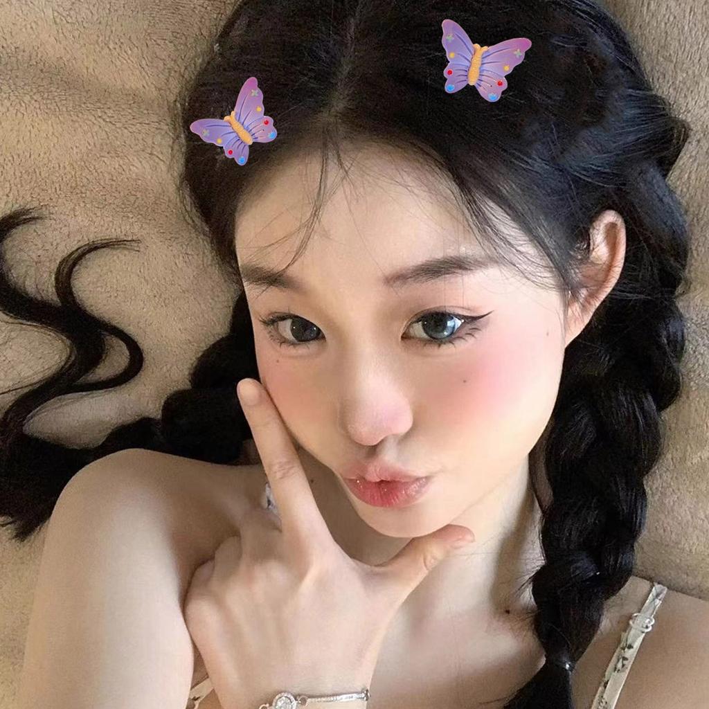 Girls Hair Clip Ladybird Women Kid Hairgrips Butterfly Headdress Barrettes Snail Shape Sweet 2000s Girls Hairpins