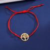 Teamer Tree of Life Pendant Bracelet for Women Vintage Red Cord Bracelets Stainless Steel Jewelry Pulseras 2026 Birthday Gift